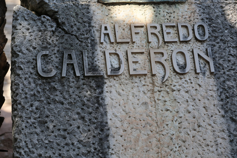 Alfredo Calderón en Museo del Silencio, de JC media